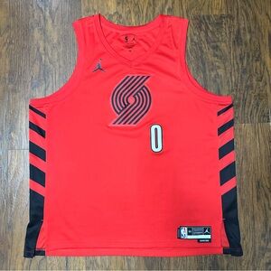 Jordan Damian Lillard Portland Trail Blazers Statement‎ Edition Jersey men’s 3XL